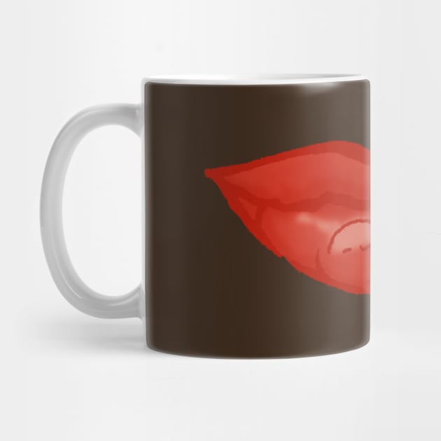 Lips: Espresso by WickedFaery